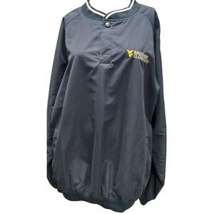 West Virginia Breeders Classics XV large pullover windbreaker Dunbrooke pockets